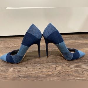 Denim 4.5 inch heels